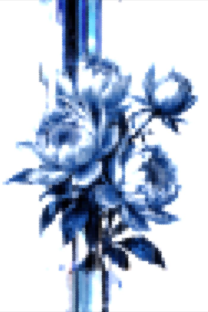Image Playground result, finer stitched detail