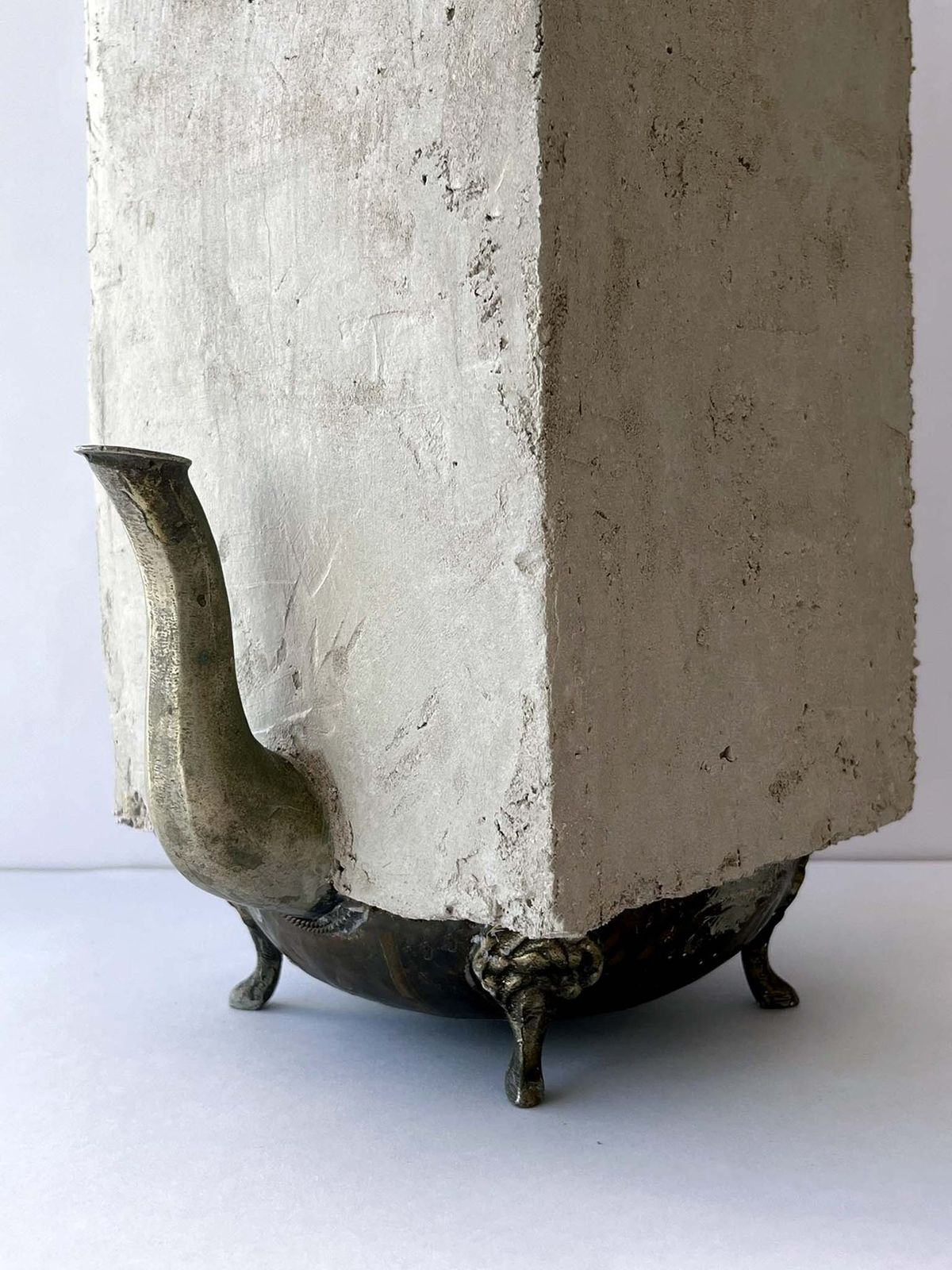 Connecting Cultures, detail of the coffee pot base