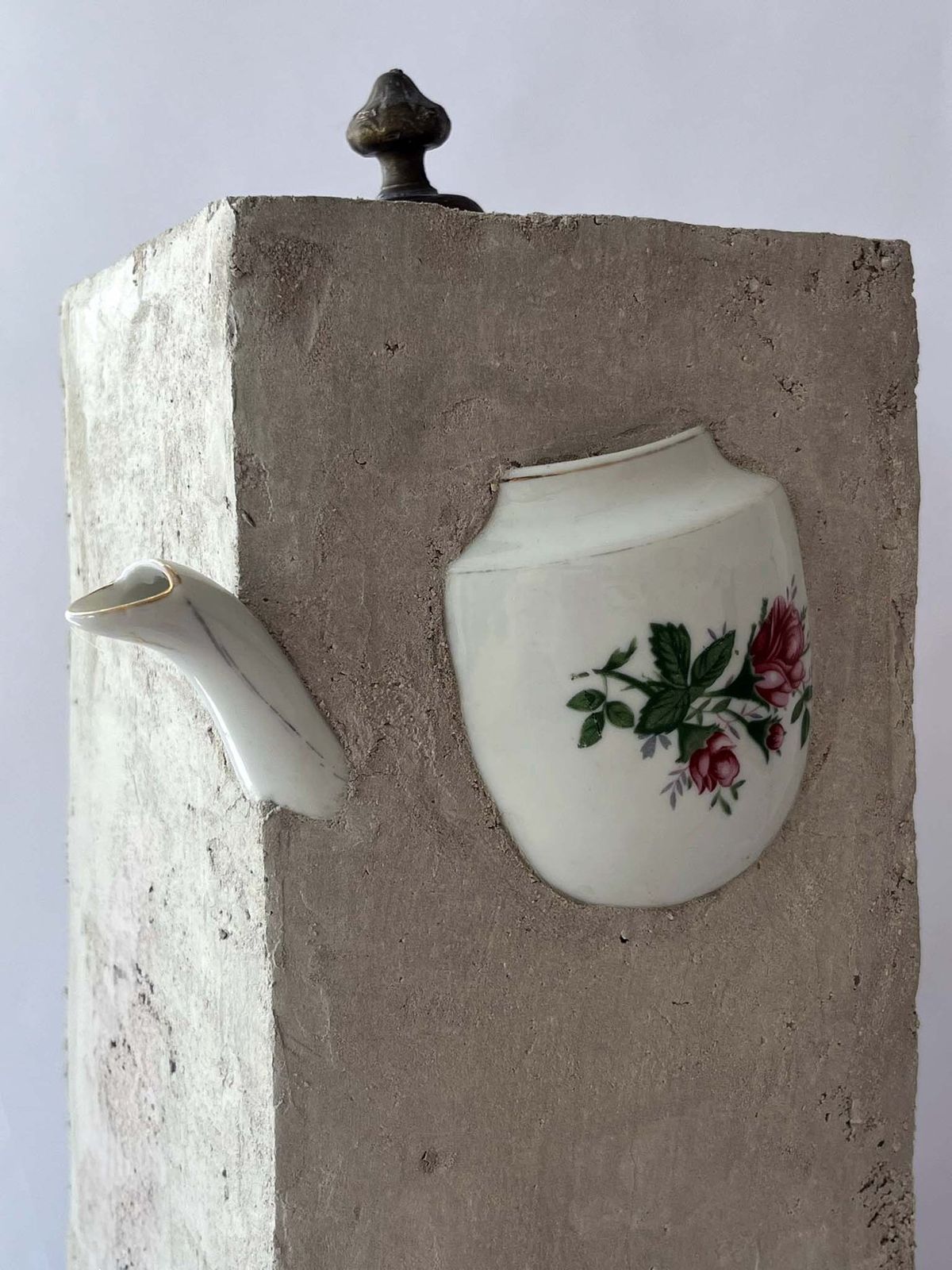 Connecting Cultures, detail of the spout and handle