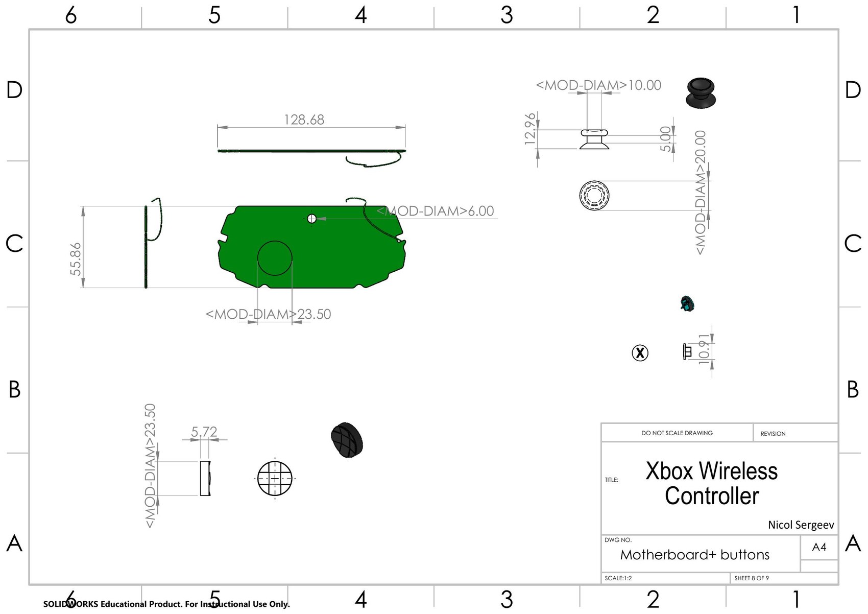 Teardown drawing set, sheet 8 of 9