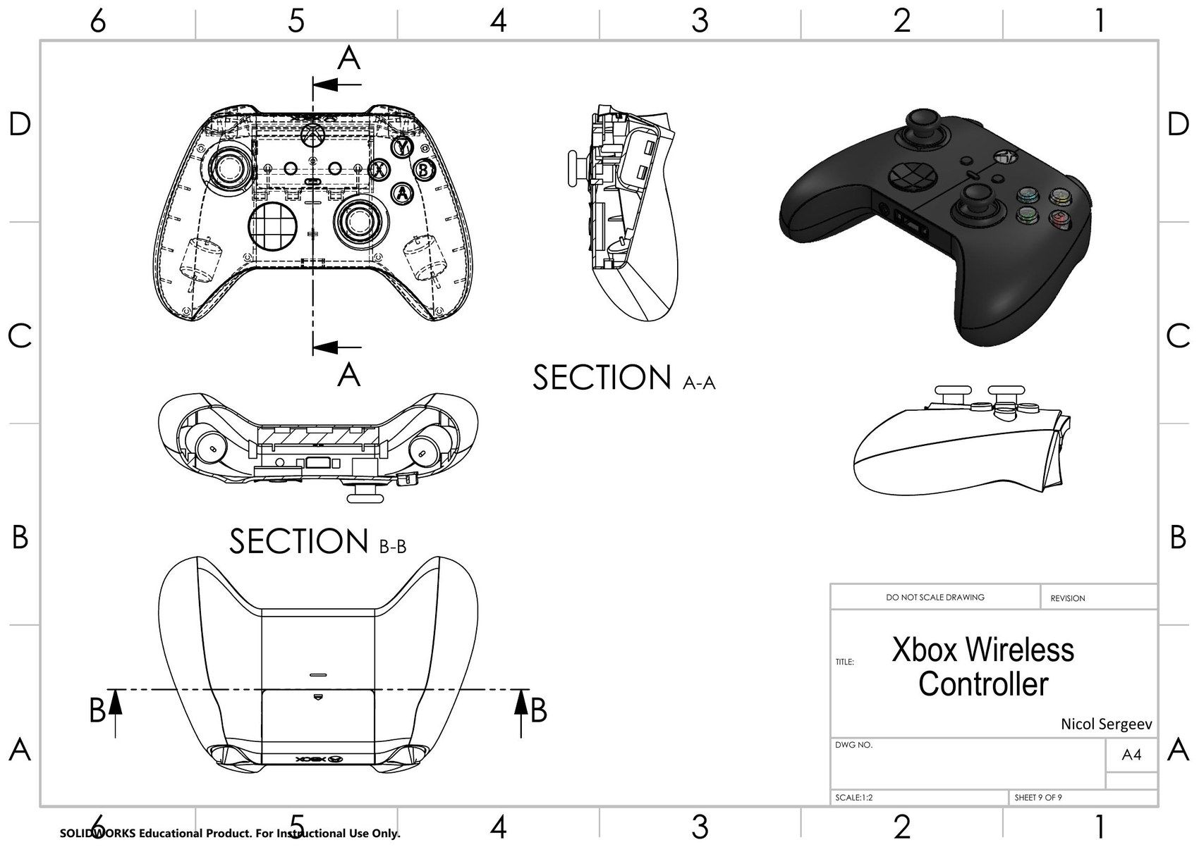 Teardown drawing set, sheet 9 of 9